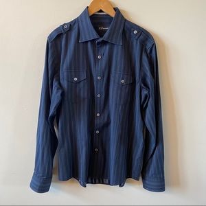 7 Diamonds Men’s Long Sleeve Shirt, Large